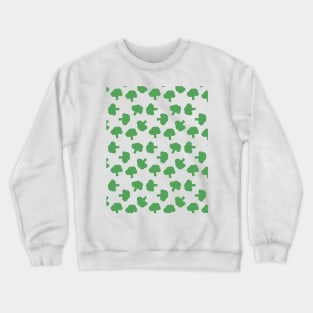 BROCCOLI VEGETABLE FOOD PATTERN Crewneck Sweatshirt